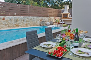 Swimming pool and exterior furniture,Gallos,Rethymno