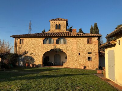 La Loggia - apartamento característico em uma fazenda da Toscana