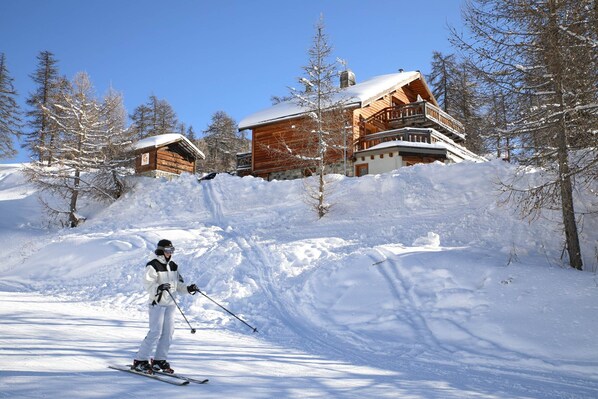 Vue extérieure du chalet