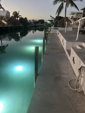 Our beautiful dock lights 