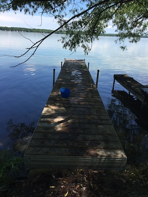 Your private dock welcomes your boat or a chair & glass of wine!