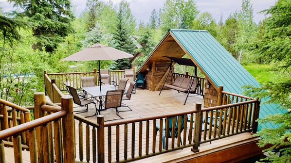 Our Beautiful Deck in the Summer