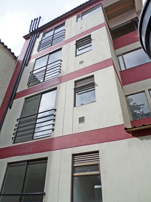 Overnatningsstedets facade
