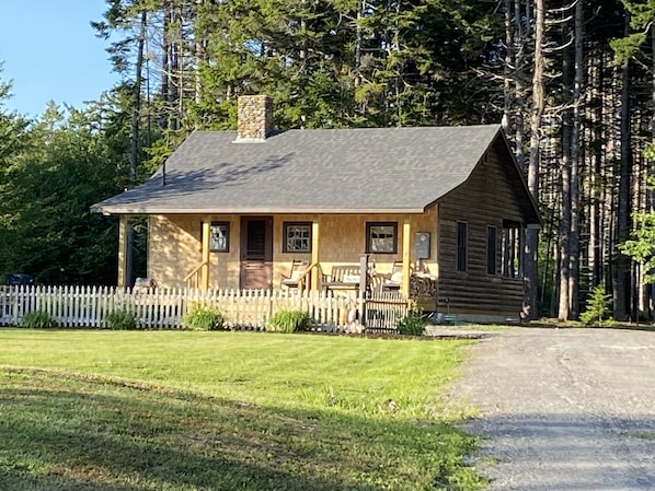 The Laughing Gull Cottage - in its new location.