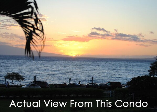 Actual view taken from the lanai.