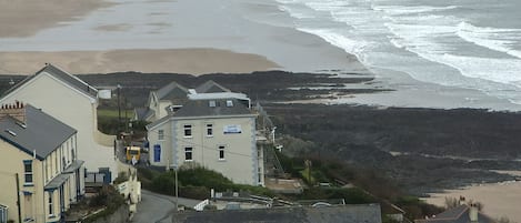 Cottage and Woolacombe beach