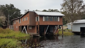View of Cutty Shack from the river.