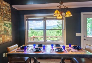 Grandfather Mountain Views Seen from Dining Room