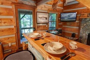 Beautiful Live Edge Wood Dining Counter