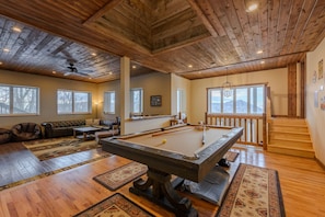 Eight-foot Slate Pool Table