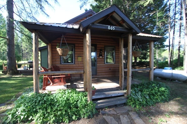 Spotted Bear cabin, with 3br/2ba is one of seven cabins on the ranch.
