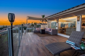 Relax on our deck seating and soak up the sun with stunning views and fresh air.