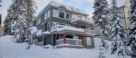 Back Side of Silversong House from Ski Trail