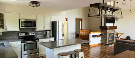 Kitchen & Upper Level Living Room