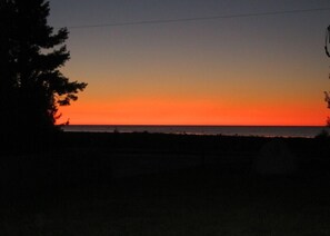 Beautiful Lake Huron Sunsets - view from in front of the cottage