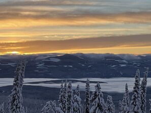 Sunrise over Monashee Mountains