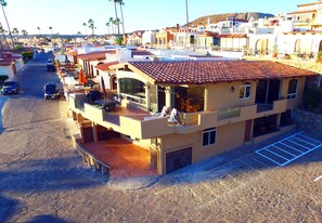 A CLOSER AERIAL SHOT OF "LA VILLA DE AMOR"