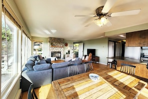 Open and airy great room.