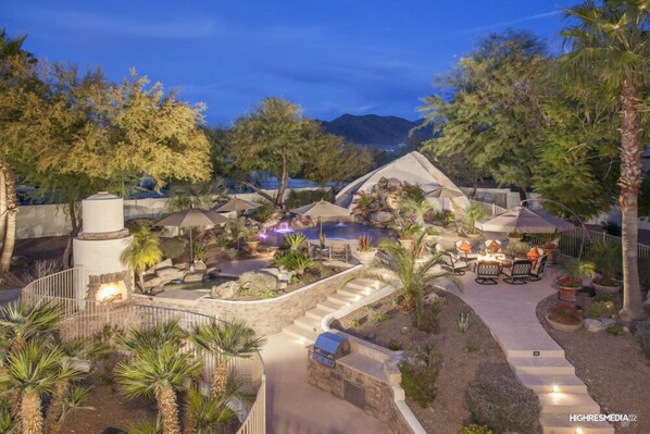 Private resort-style pool!! In addition to this space is a large grassy area.