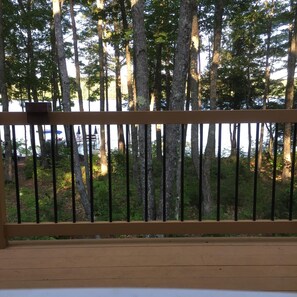 View of lake from the deck