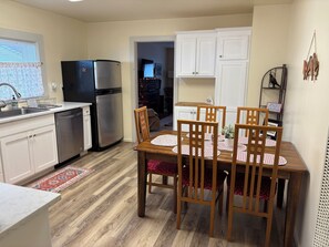 Fully stocked kitchen