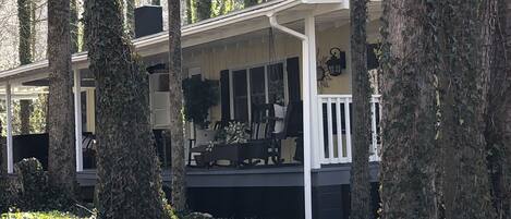 Front Porch Facing Creek