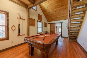 Slate Pool Table in Den