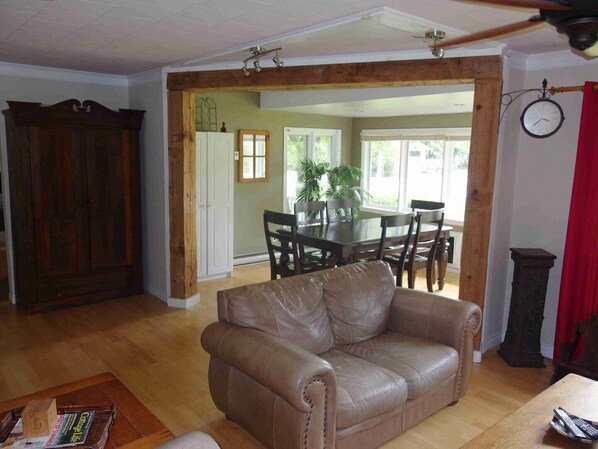 Breakfast nook view from living room