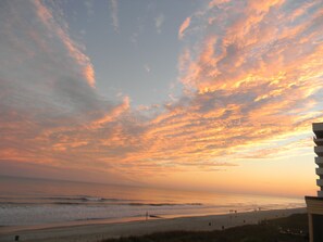 Picture taken from oceanfront balcony