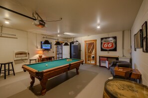 Game Room with Pool Table