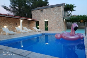 Shared pool and terrace