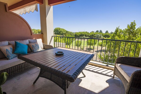 Views from the terrace of the natural area of the marsh.