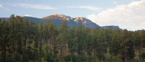 Black Elk Peak from our cabin. It's the highest point east of the Rockies.