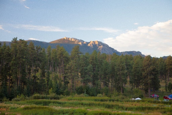 Black Elk Peak from our cabin. It's the highest point east of the Rockies.