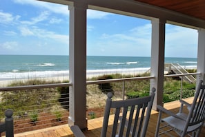 Covered Porch with Ocean View