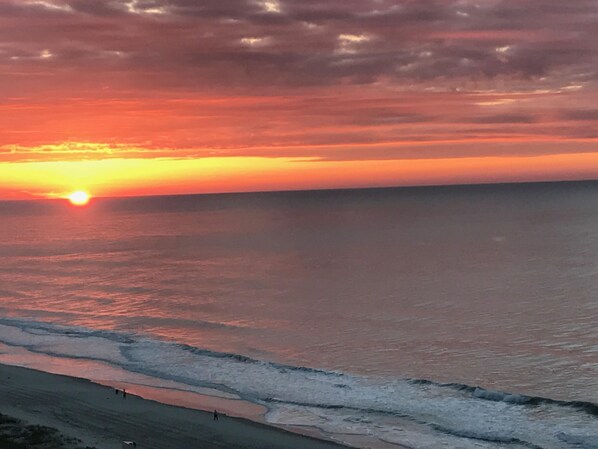 Enjoy beautiful sunrises on the beach!