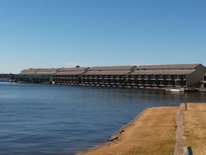 Lake view of condo