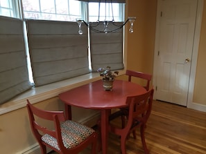 Dining area with seating for four