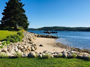 Enjoy the relaxing view from your front door at low tide