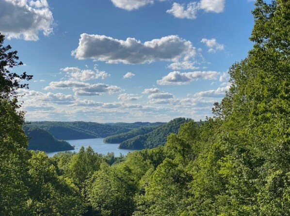View of Center Hill Lake from the deck.