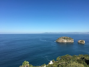 View of Banderas Bay and Los Arcos