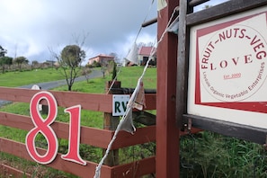 Cherry Top Farmstay's entrance. Farm'tas'tic.