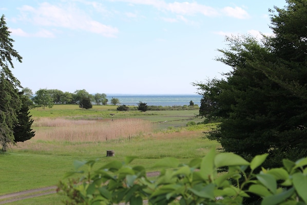 The view of the Sound & CT River mouth.
