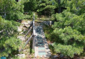 Ramp leading to Kyoshk cabin.