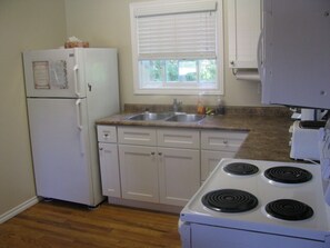 Kitchen area of Oak Cottage