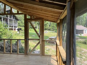 Screened in porch