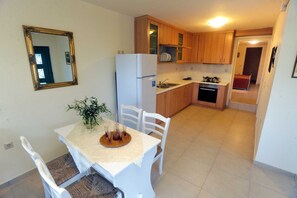 The comfortable kitchen