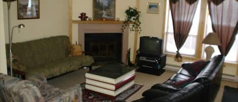 Living Room with Fireplace