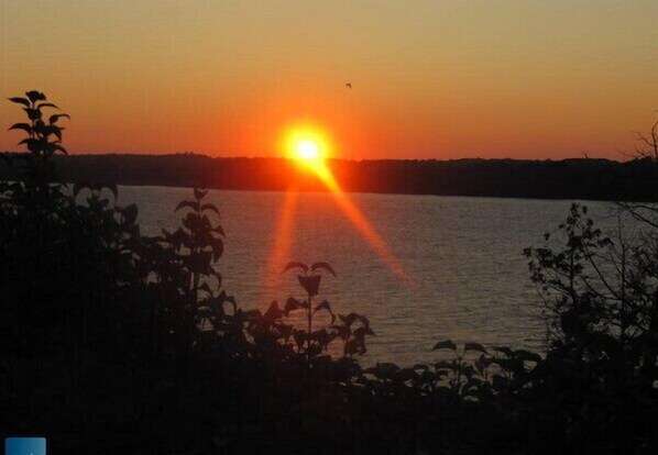 Beautiful sunsets from back deck.