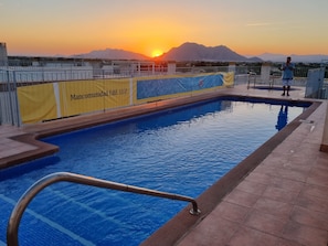 Sunset at the Pool